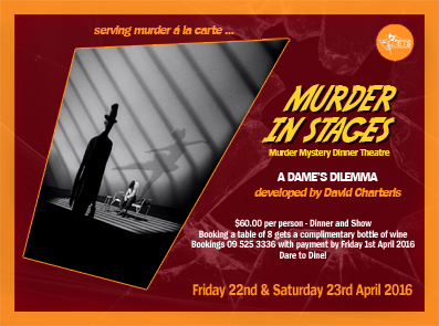 Murder in Stages - Murder Mystery Dinner